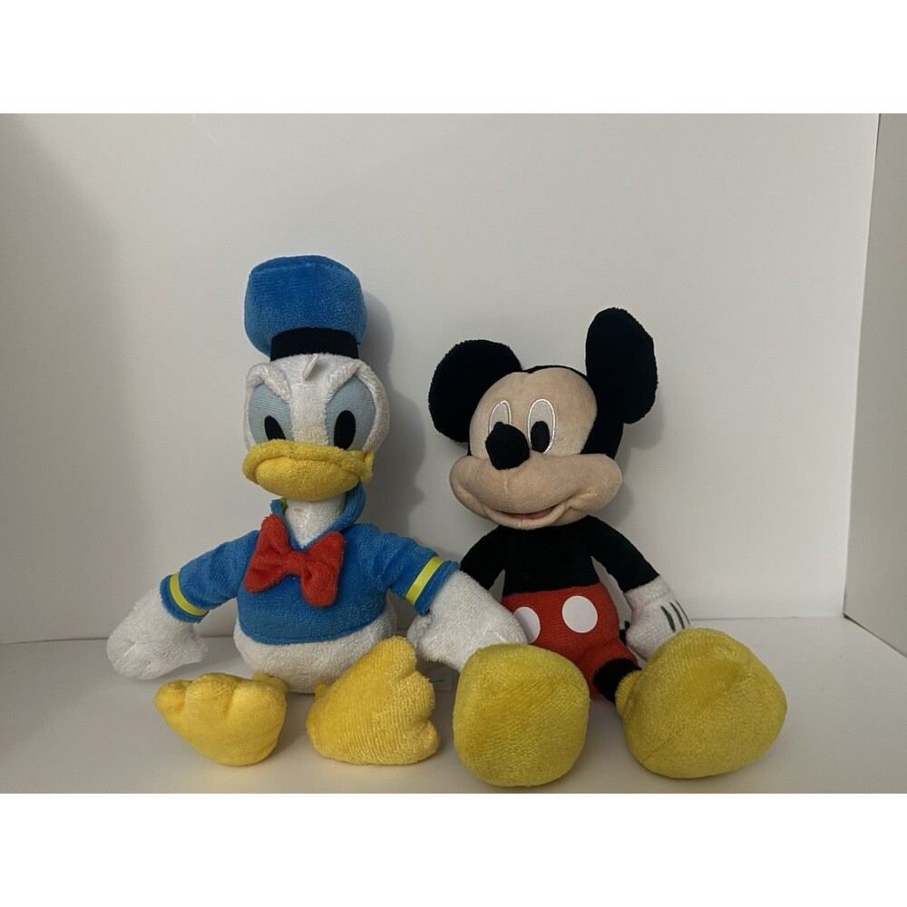 Disney Just Play Mickey Mouse Donald Duck Plush Lot Classic Characters Small